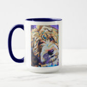 Mug Custom Pet Portrait Painting - Forever Loved Pet (Gauche)