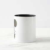 Mug Custom Photo and Name Letter 'T' (Centre)