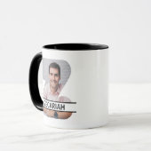Mug Custom Photo and Name Letter 'Z' (Devant gauche)