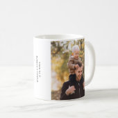 Mug Custom Photo Best Dad Ever Personalized Gift (Devant droit)