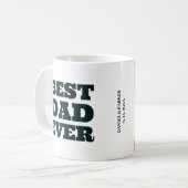 Mug Custom Photo Best Dad Ever Personalized Gift (Devant gauche)