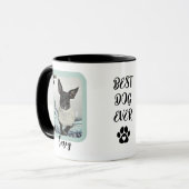 Mug Custom Photo Best Dog Ever (Devant gauche)