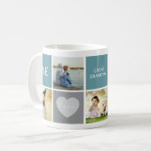 Mug Custom Photo Collage with Sentimental Message (Devant gauche)