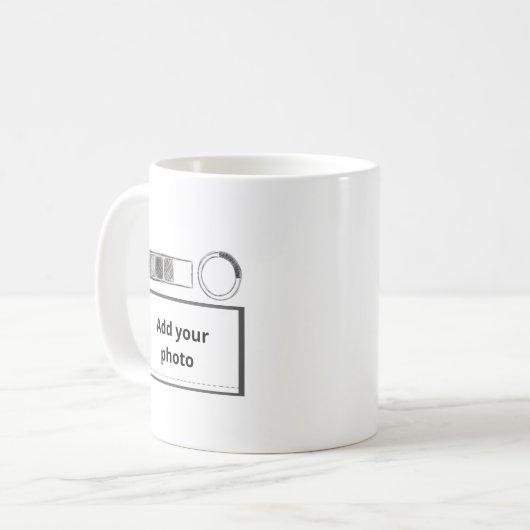 Mug Custom Photo Gaming Controller Doodle Frame (Devant gauche)