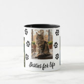 Mug Custom Photo Mug: Pet Besties for Life (Centre)