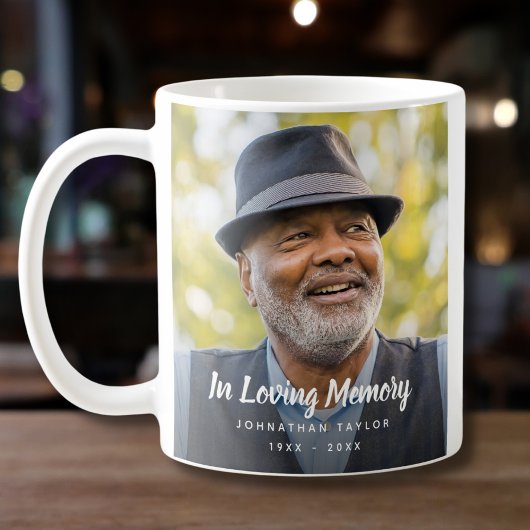 Mug Custom Photo Personalized Memorial Tribute Funeral