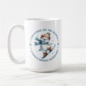 Mug Custom Photo Snowboarding Polar Bear (Gauche)