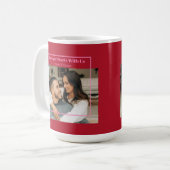 Mug Custom Photo & Text Romantic Gift - Personalized  (Devant gauche)