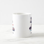 Mug Custom Pixel Raccoon With Joystick (Centre)