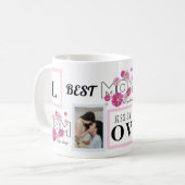 Mug Custom Playful Happy Family Photo Collage  (Devant gauche)