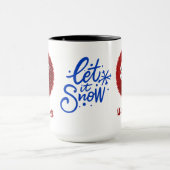 Mug Custom Red Christmas Vous Êtes Le Meilleur Enseign (Centre)