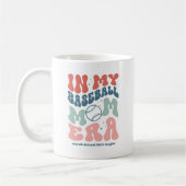 Mug Custom Retro "In My Baseball Mom Era" (Gauche)