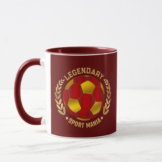 Mug Custom  Soccer  Logo For Men (Gauche)