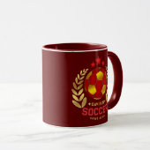 Mug Custom  Soccer  Logo For Men (Devant droit)