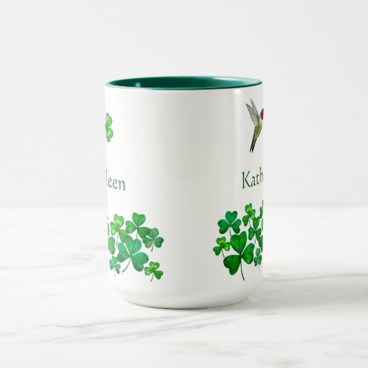 Mug Custom St. Patrick's Hummingbird (Centre)