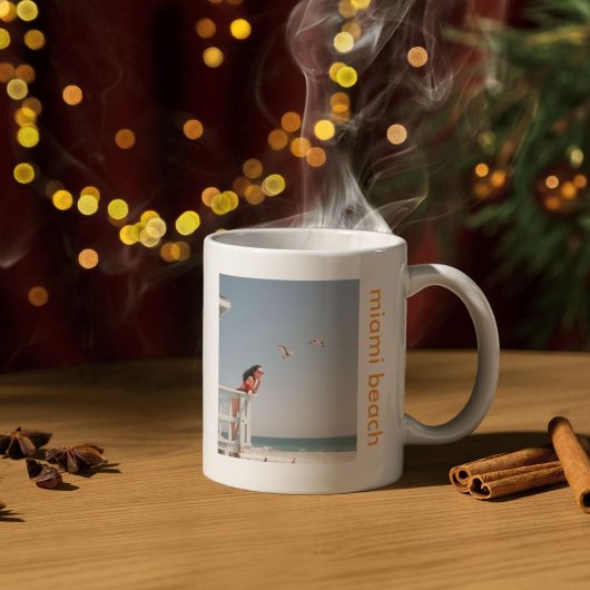 Mug Custom Summer Vibes Design with Bold Typography