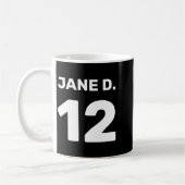 Mug Custom Template Team Attire Front Back Design T Sh (Gauche)