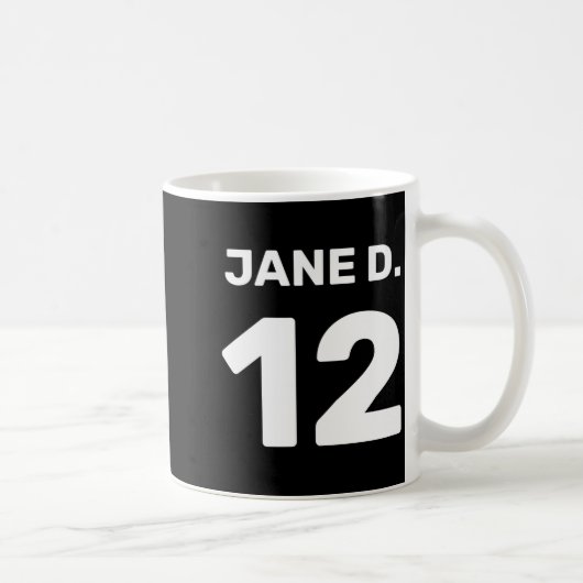 Mug Custom Template Team Attire Front Back Design T Sh (Droite)