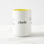 Mug Custom Text, Colorful Craftastic You & Me Combo (Centre)