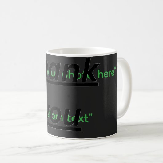 Mug Custom Text & Upload Your Photo Personalized (Devant droit)