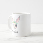 Mug Custom Unicorn Cute Pink Girls (Devant gauche)