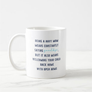 Mug Custom US Navy Maman Cadeau de fête des mères