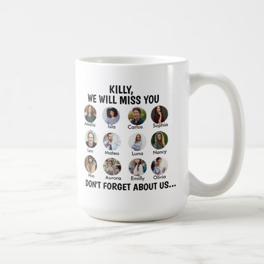 Mug custom Used To Work With Legends 12 Photo Coworker (Droite)