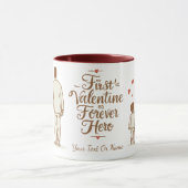 Mug Custom Valentine Gift for Dad | Personalized Name (Centre)