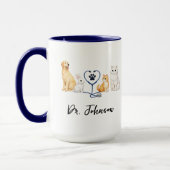 Mug Custom Veterinarian | Personalized  Doctor’s Day (Gauche)