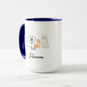 Mug Custom Veterinarian | Personalized  Doctor’s Day (Devant gauche)