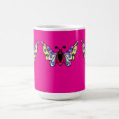 Mug Custom Vibrant Modern Folk Butterfly Art (Centre)