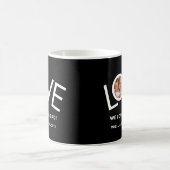 Mug Custom We love You Papa Photo Black (Centre)