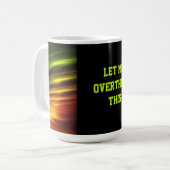 Mug Customisable abstract fun space futurist (Devant gauche)