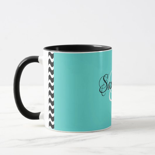 Mug Customisé avec votre nom et votre script initial (Gauche)