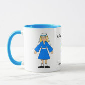 Mug Customisez-moi — Nativité des enfants "Marie" (Gauche)