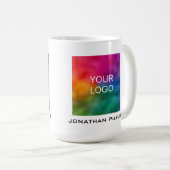 Mug Customisez votre entreprise Logo Ajouter un nom Te (Devant droit)