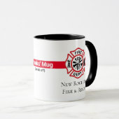 Mug Customisez votre pompier de pompier (Devant droit)