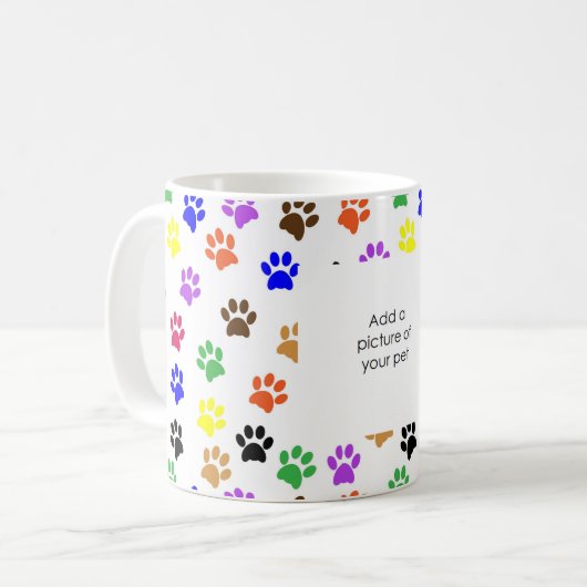 Mug Customisez votre propre animal de compagnie Photo (Devant gauche)