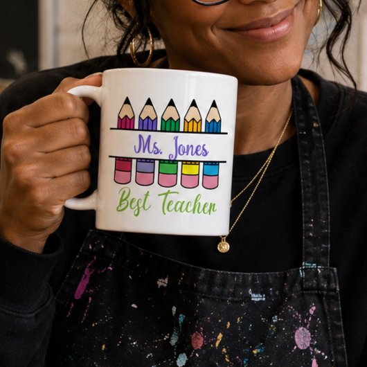 Mug Customizable Best Teacher Appreciation