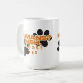Mug Customizable Humans? Meh, Dogs? Yes (Devant gauche)