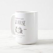 Mug Customizable Lake House House Warming Gift 15oz (Devant gauche)