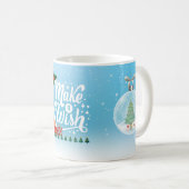 Mug Customizable 'Make a Wish on Christmas' holiday  (Devant droit)