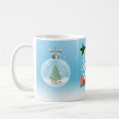 Mug Customizable 'Make a Wish on Christmas' holiday  (Gauche)