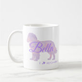 Mug Customizable Pastel Purple Cavalier King Charles (Gauche)