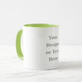 Mug Customizable Your Design or Text Here Personalized (Devant gauche)