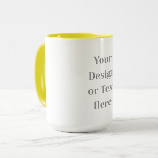 Mug Customizable Your Design or Text Here Personalized (Devant gauche)