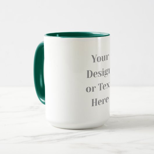 Mug Customizable Your Design or Text Here Personalized (Devant gauche)