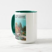 Mug Customize Firewood Service Business Promotional (Devant gauche)