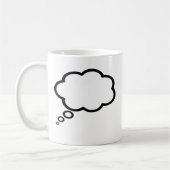 Mug customize thought (Gauche)