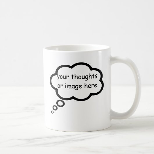 Mug customize thought (Droite)